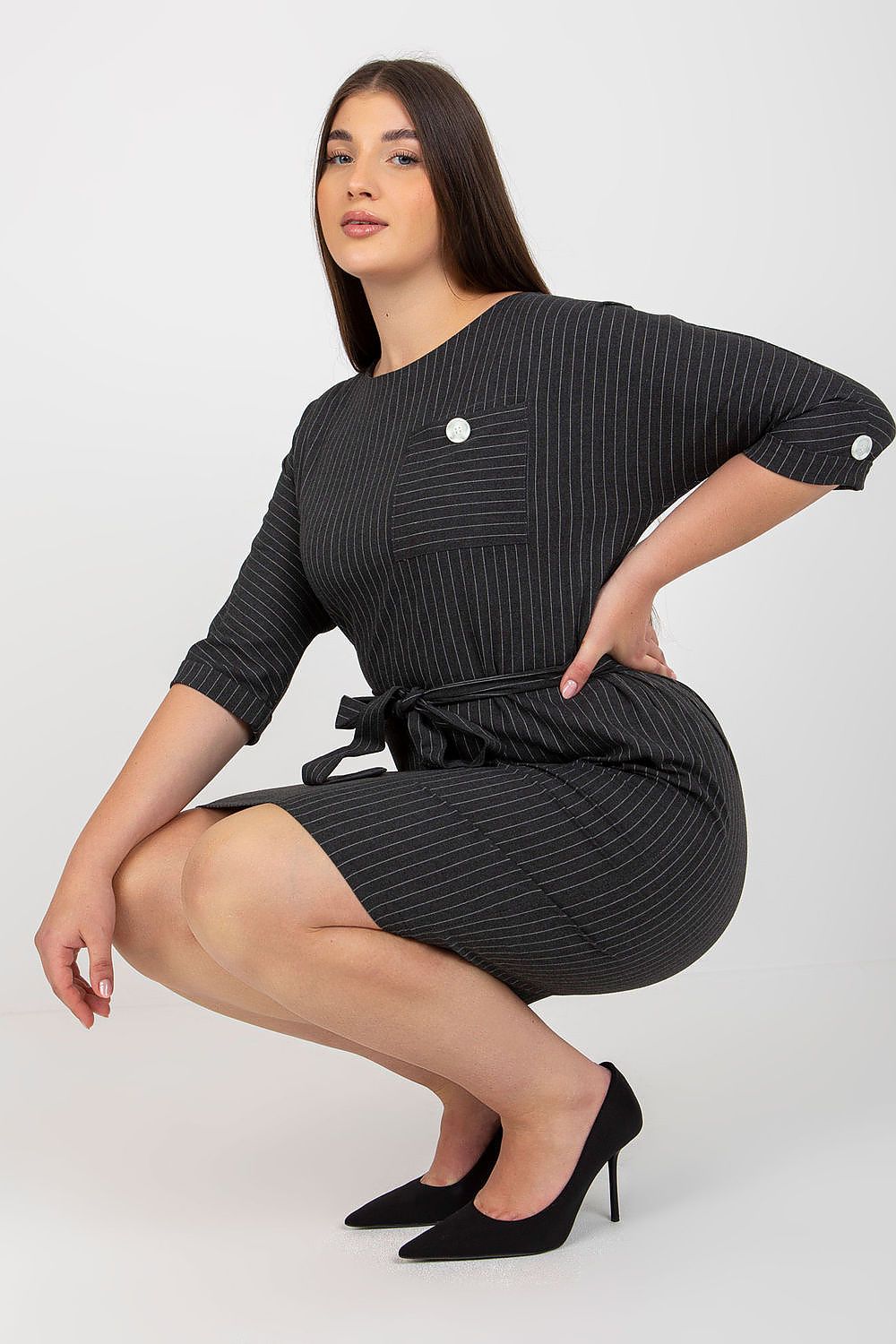 Plus size dress model 174937